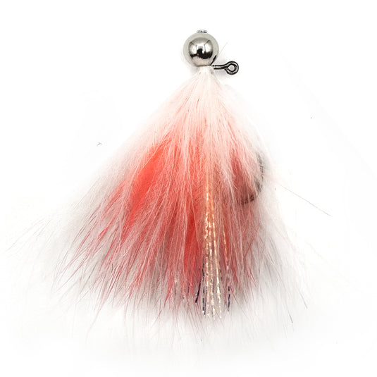 Chrome Crasher Salmon Jig - Peach Crush - Nickel Head