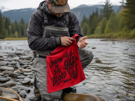 Chrome in the Blood Bait Towel