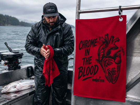 Chrome in the Blood Bait Towel