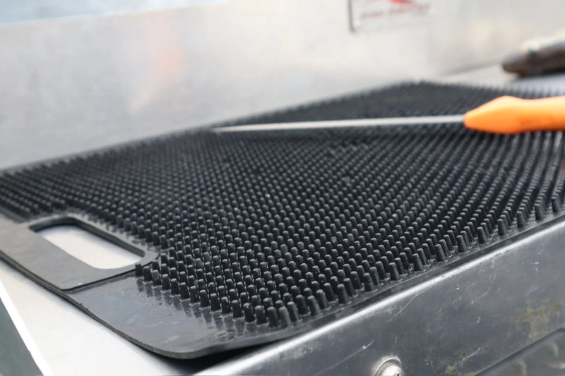 Load image into Gallery viewer, Black Fillet Away Fish Fillet Mat | Non Slip Fish Cleaning Mat
