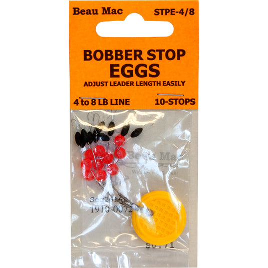 Beau Mac Bobber Stop W/Bead 12Pk