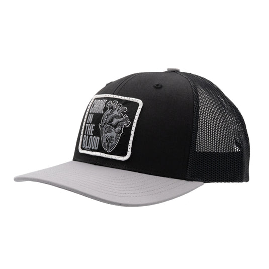 Chrome In The Blood Trucker Hat