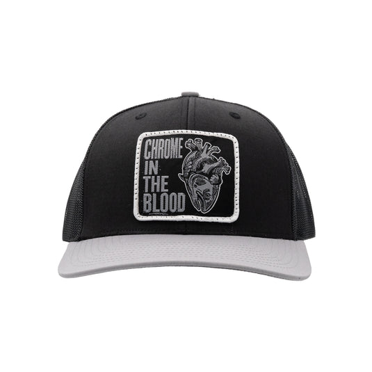Chrome In The Blood Trucker Hat
