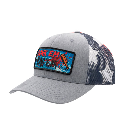 Bonk Em & Bag Em Flag Trucker Hat