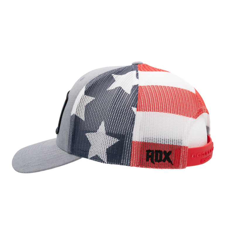 Load image into Gallery viewer, Bonk Em &amp; Bag Em Flag Trucker Hat
