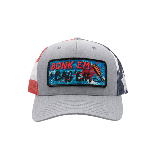 Bonk Em & Bag Em Flag Trucker Hat
