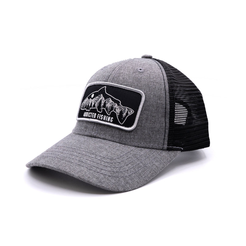 Load image into Gallery viewer, Fish Mountain Ponytail Trucker Hat
