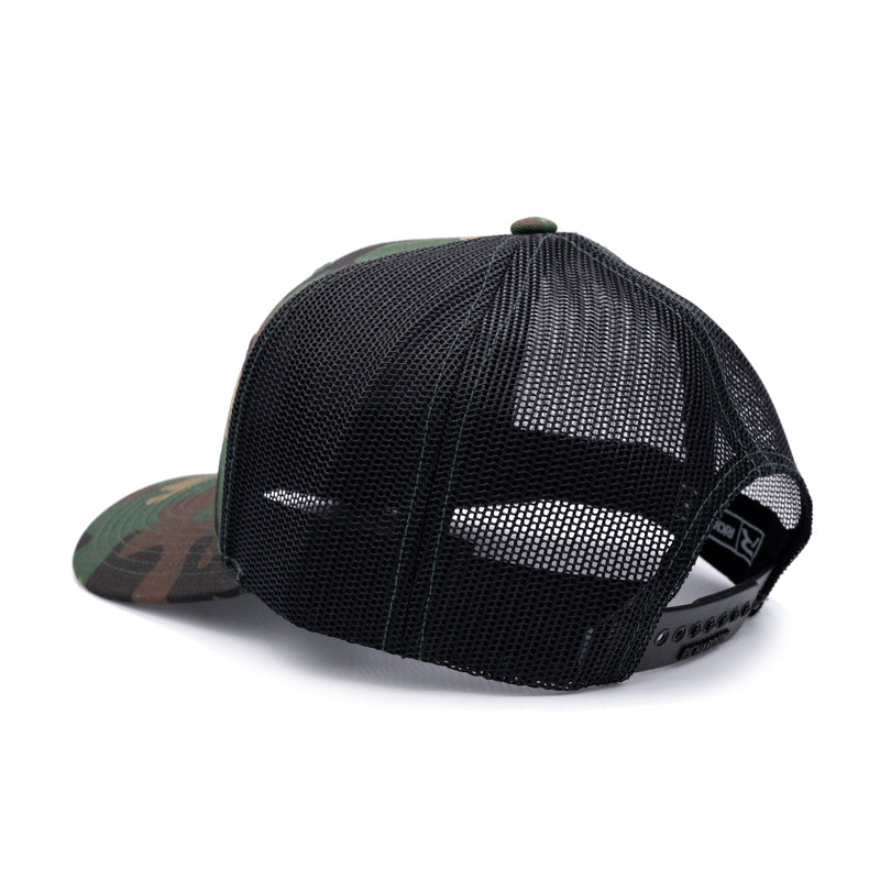 Load image into Gallery viewer, Fish Mountain Ponytail Trucker Hat

