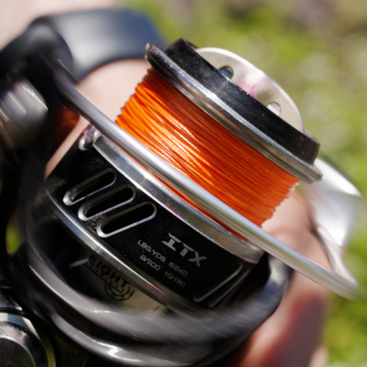 Enforcer 8X Braided Fishing Line - Nuclear Orange - 2,500 Yard Spool