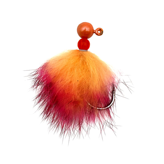 Rabbit Reaper Hand-Tied Jig - Peach/Peach/Pink