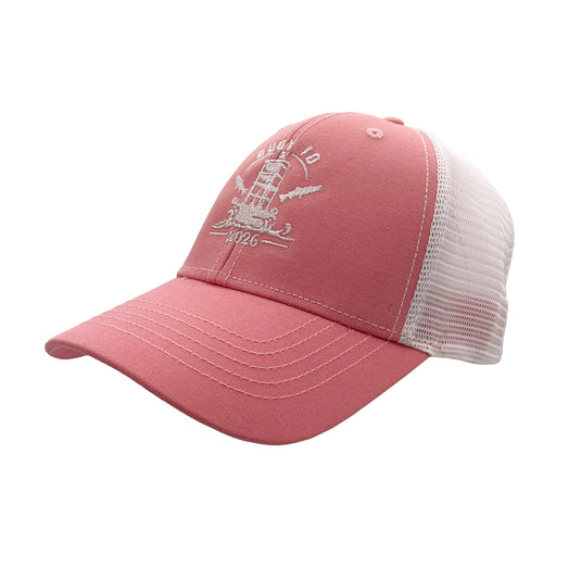 Women's Buoy 10 Rosewater Ponytail Trucker Hat
