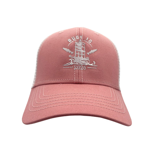 Women's Buoy 10 Rosewater Ponytail Trucker Hat