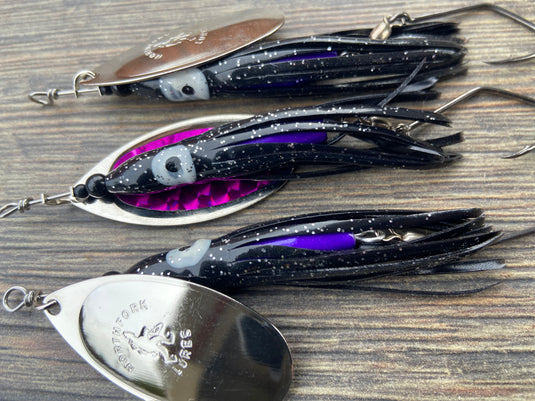 North Fork Lures "The Slinger-Black/Purple"