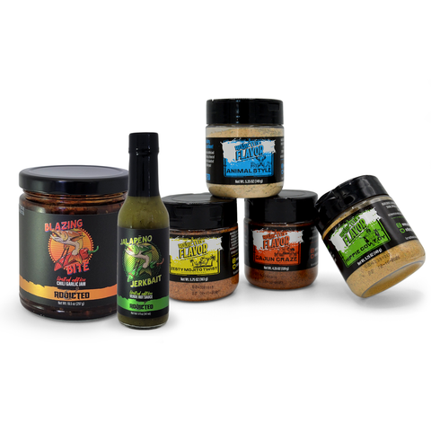 Addicted to Flavor seasoning/Hot Sauce Bundle