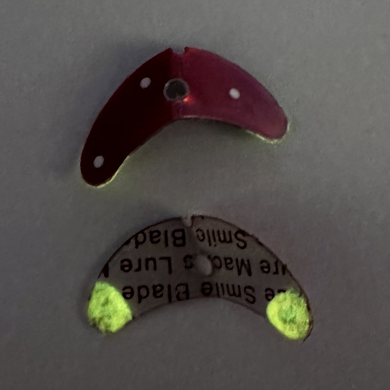 Load image into Gallery viewer, Hook Me Up Lures × Mack's Lure Smile Blade "Current Theory" Limited Edition - 2 pack
