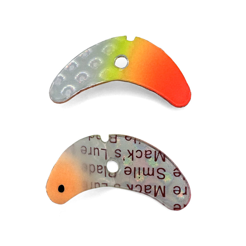 Load image into Gallery viewer, Hook Me Up Lures × Mack's Lure Smile Blade "Eat Mode" Limited Edition - 2 pack

