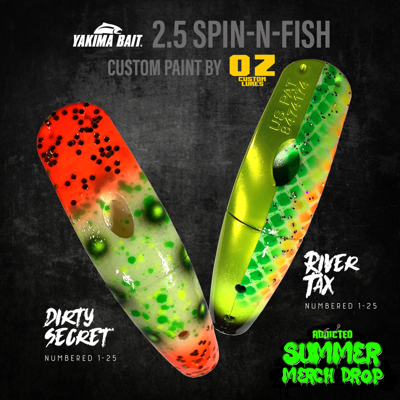 Load image into Gallery viewer, Oz Customs × Yakima Bait Spin N Fish "Dirty Secret" Limited Edition
