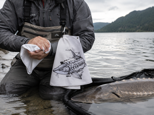 White Sturgeon Bait Towel