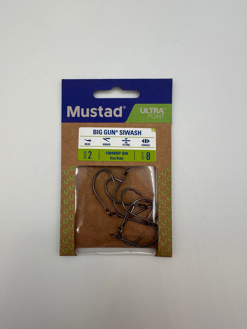 Load image into Gallery viewer, Big Gun Open Eye Siwash Hook - Size 2
