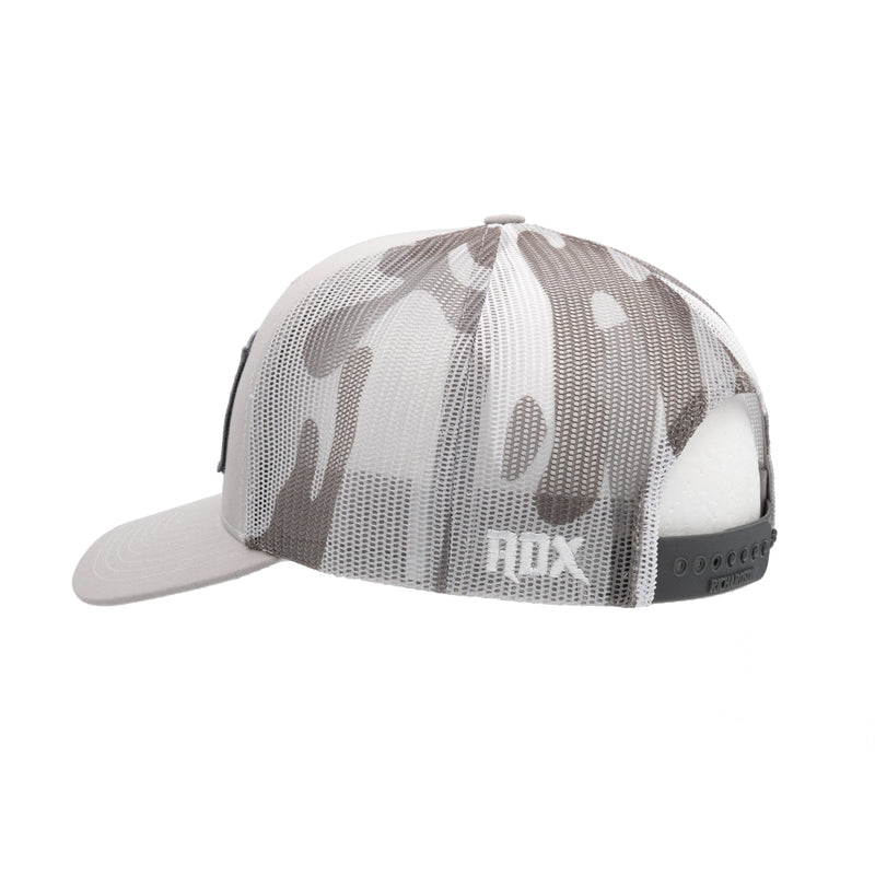 Load image into Gallery viewer, River Rainbow Snow Camo Trucker Hat
