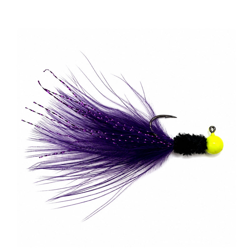 Load image into Gallery viewer, Bobber Droppers "Purple Haze" Trout Snack Series Jig
