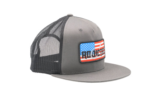 Flag Flatbill Trucker
