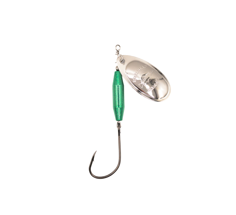 Load image into Gallery viewer, Chrome Slammer Series Spinner Green/Silver
