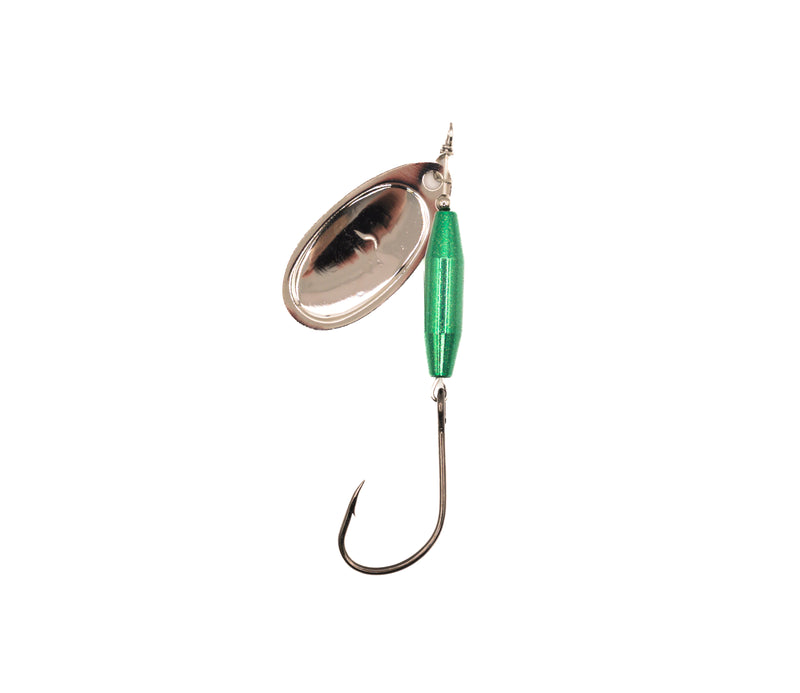 Load image into Gallery viewer, Chrome Slammer Series Spinner Green/Silver
