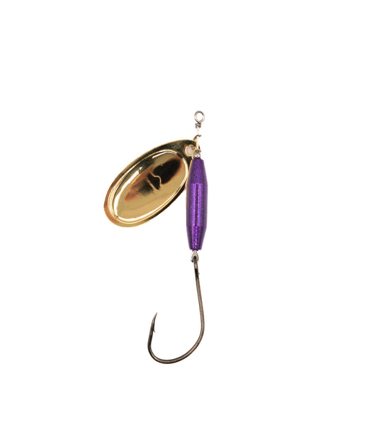 Chrome Slammer Series Spinner Purple/Gold