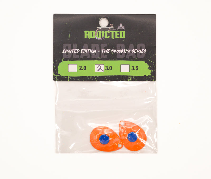 Load image into Gallery viewer, Electric Spawn Skookum Baits Blade Bag 2pk
