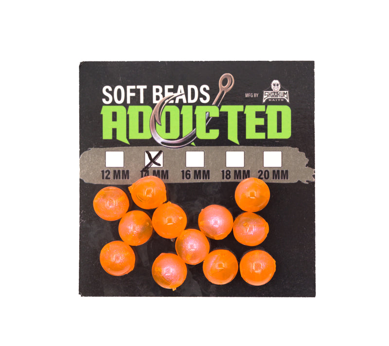 Load image into Gallery viewer, Obsession Series Soft Bead Bag -  Frosted Orange
