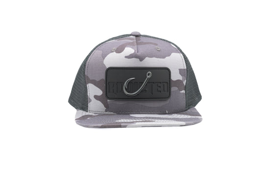 Snow Cap Flatbill Trucker