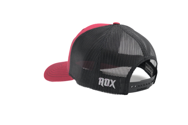 Load image into Gallery viewer, Maroon Fish Mountain Trucker
