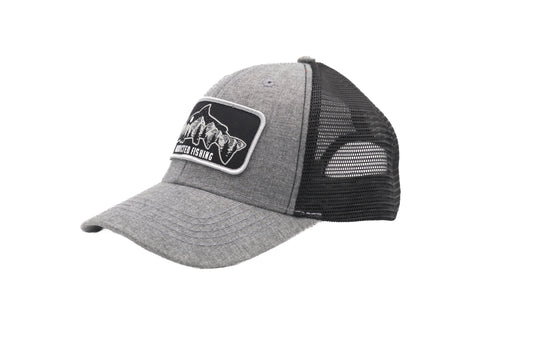 Ladies Fish Mountain Ponytail Trucker Hat