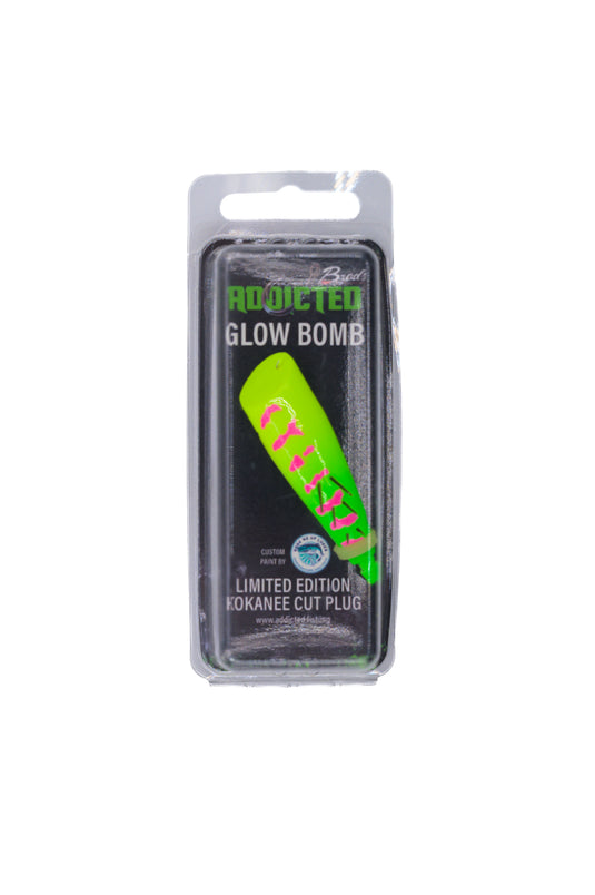 Brad's Kokanee Cut Plug - Glow Bomb