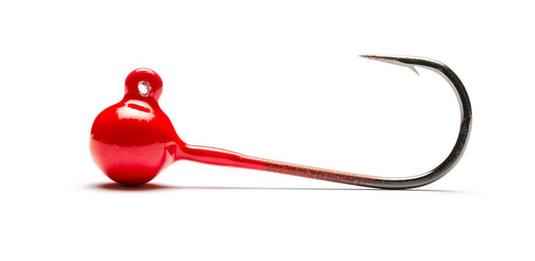 Addicted Micro Worm Jig Head (Red)