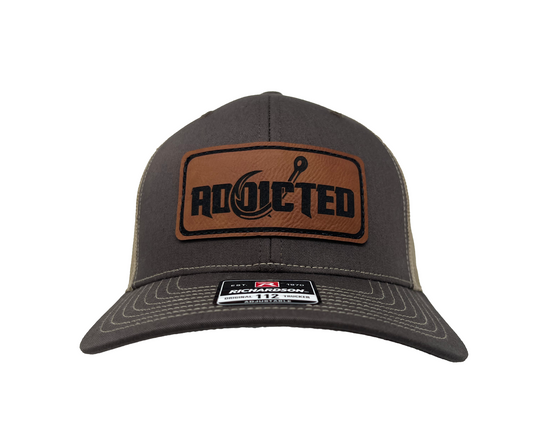 Addicted Classic Leather Patch Trucker