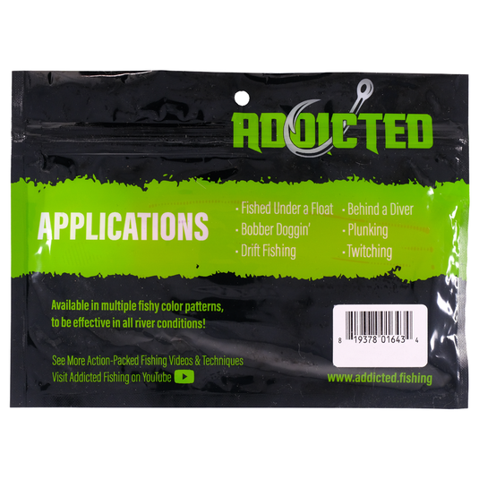 Peach Legend Steelhead Worms