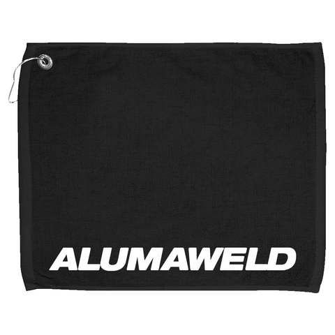 Alumaweld White Logo Bait Towel