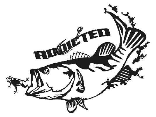 Bass Decal Black