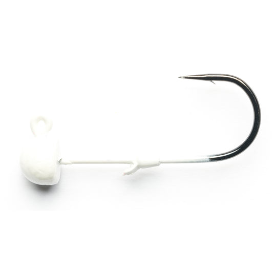 Pearl White Addicted Worm Jig Head