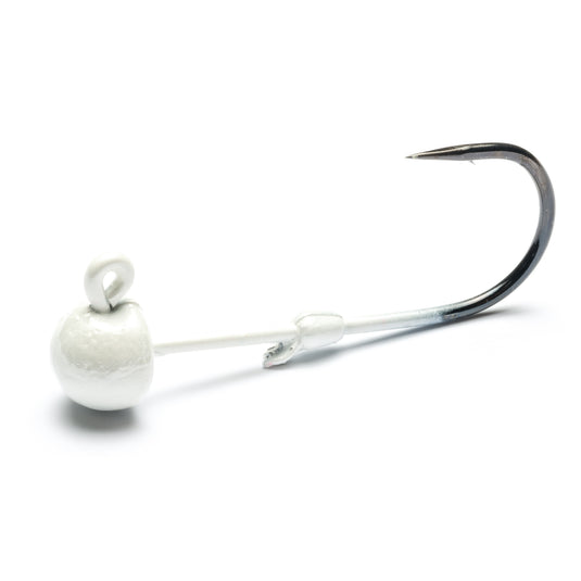 Pearl White Addicted Worm Jig Head