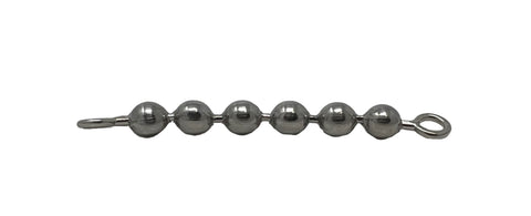 Brads 6 Bead Chain Swivels 5pk