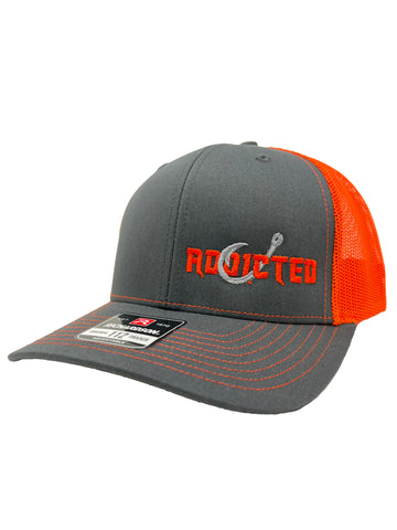 Anglers Orange Trucker Hat