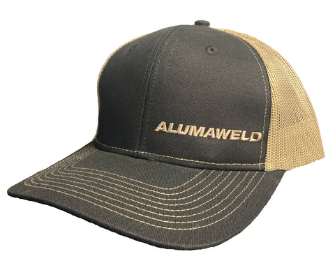 Alumaweld Black/Sand Logo Trucker