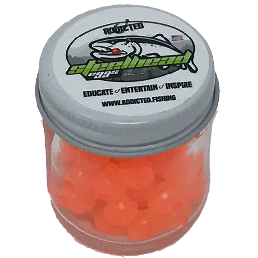 Load image into Gallery viewer, Orange Pearl Trout &amp; Steelhead Rubber Eggs
