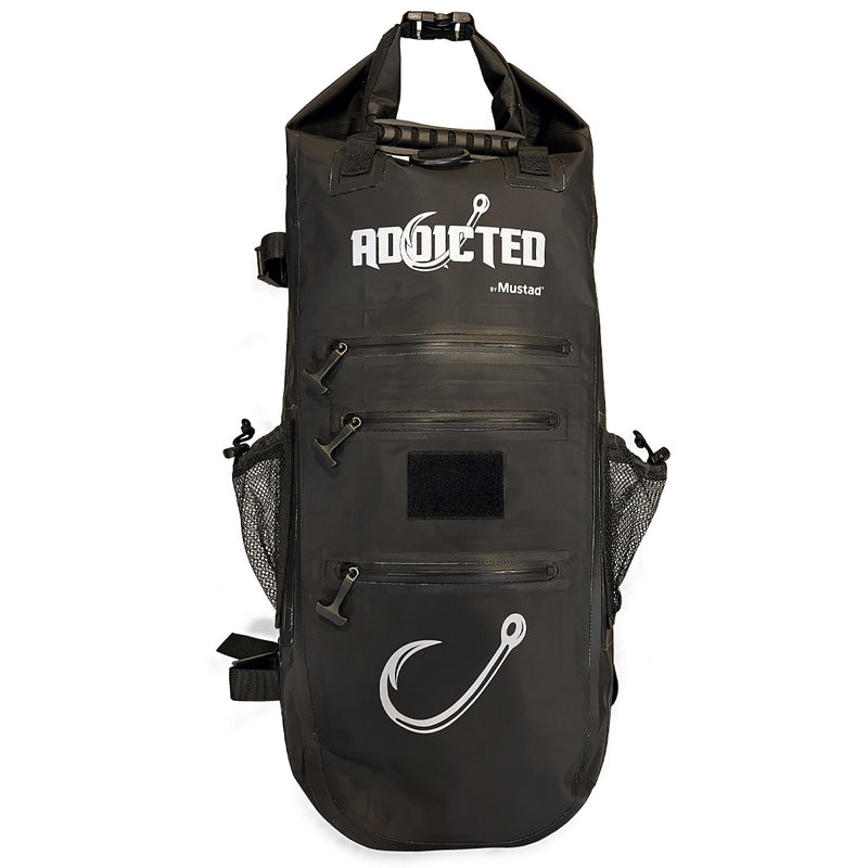 Load image into Gallery viewer, Black 40L Chrome Hunter Waterproof Backpack
