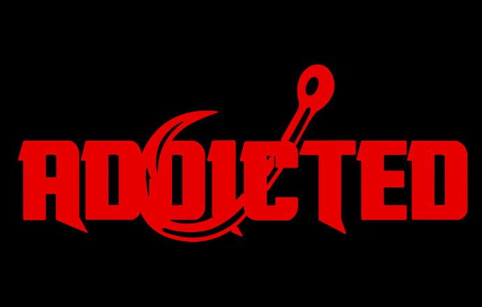 LARGE Addicted Decal (CUSTOM COLOR)