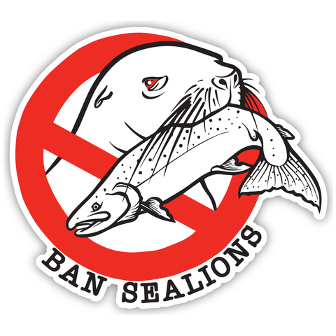 Ban Sea Lions Magnet
