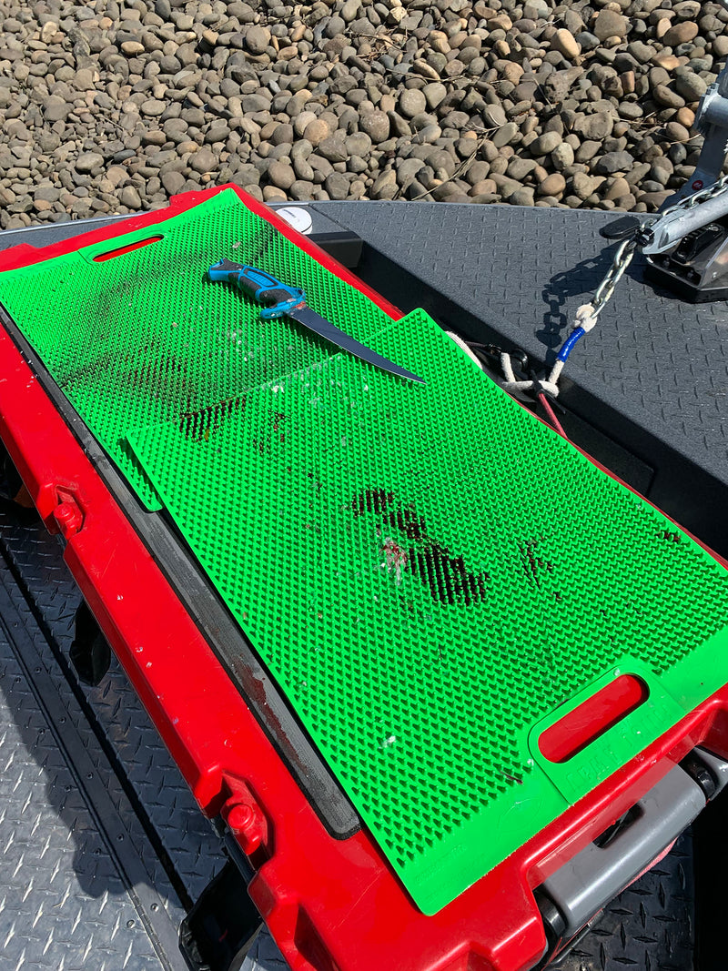 Load image into Gallery viewer, Green Fillet Away Fish Mat ADX Edition
